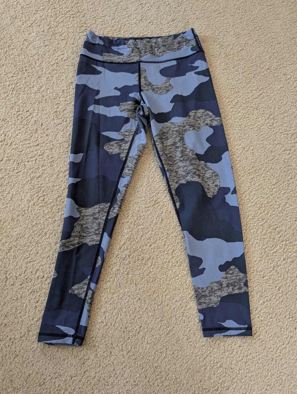 Aerie Blue & Gray Camo Leggings